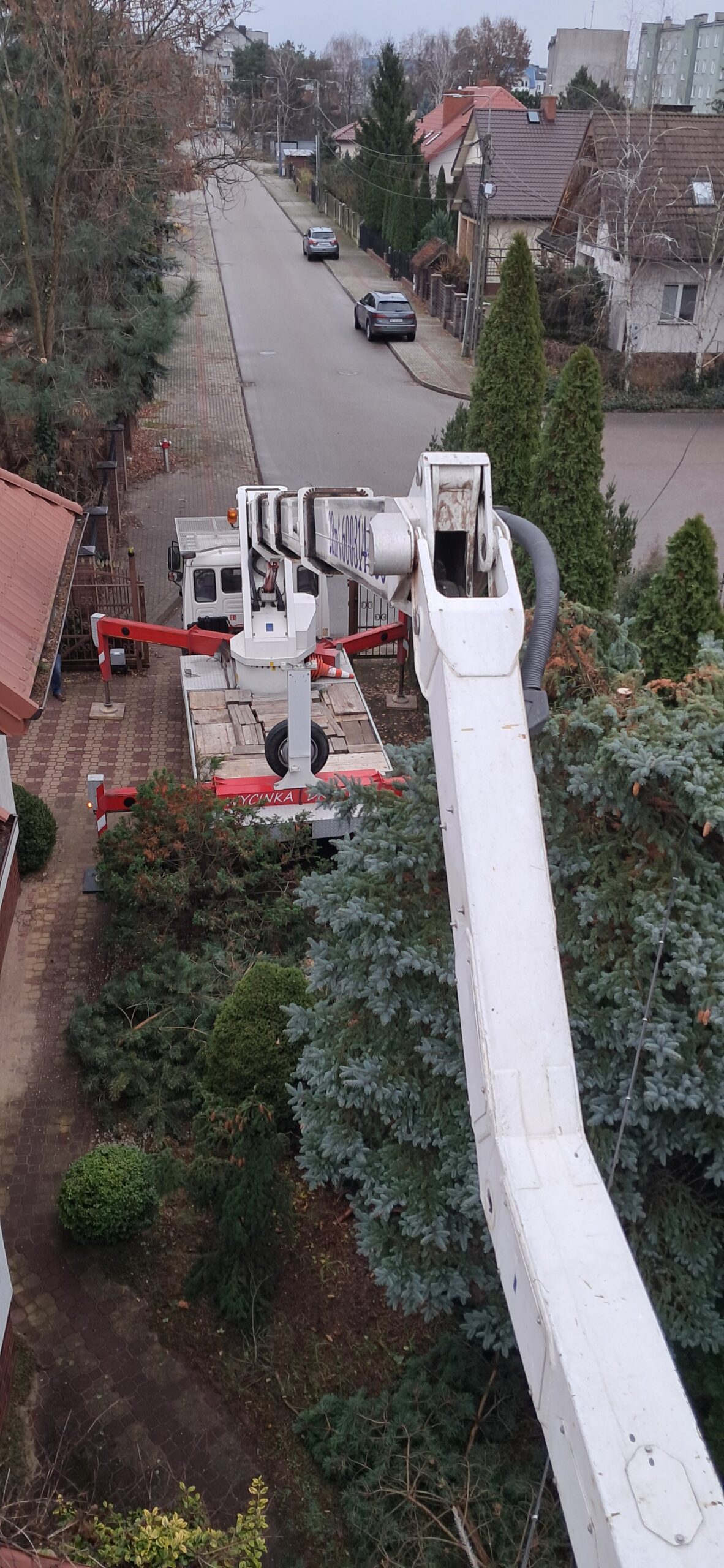 Realizacja podnośnika koszowego w Płońsku i okolicach