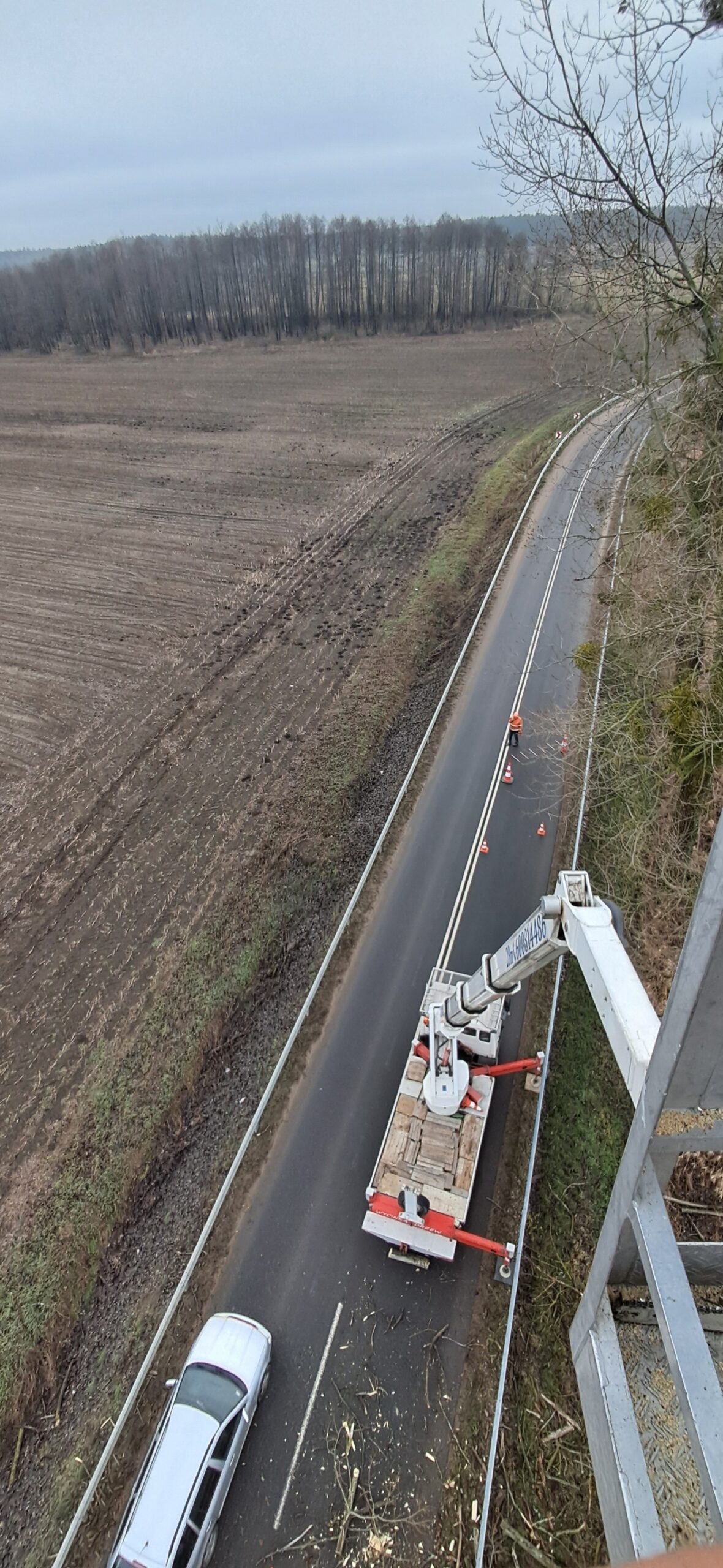 Realizacja podnośnika koszowego w Płońsku i okolicach