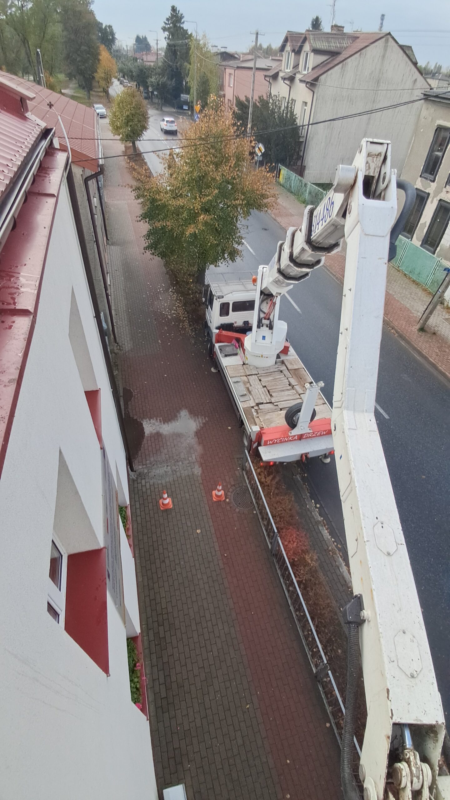Realizacja podnośnika koszowego w Płońsku i okolicach