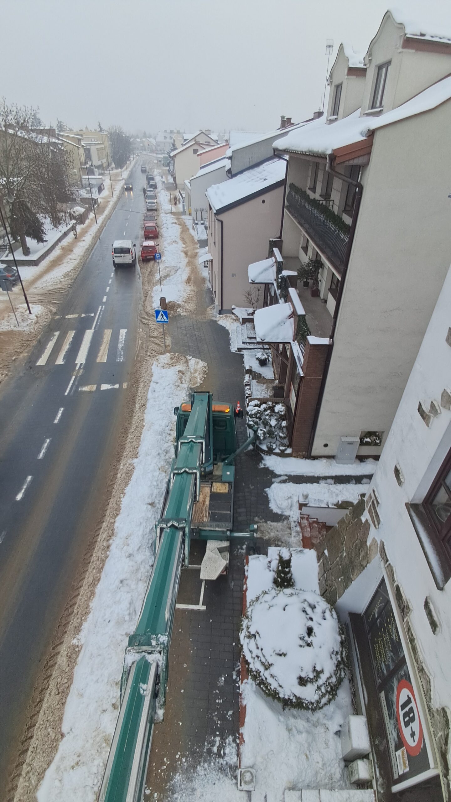 Realizacja podnośnika koszowego w Płońsku i okolicach