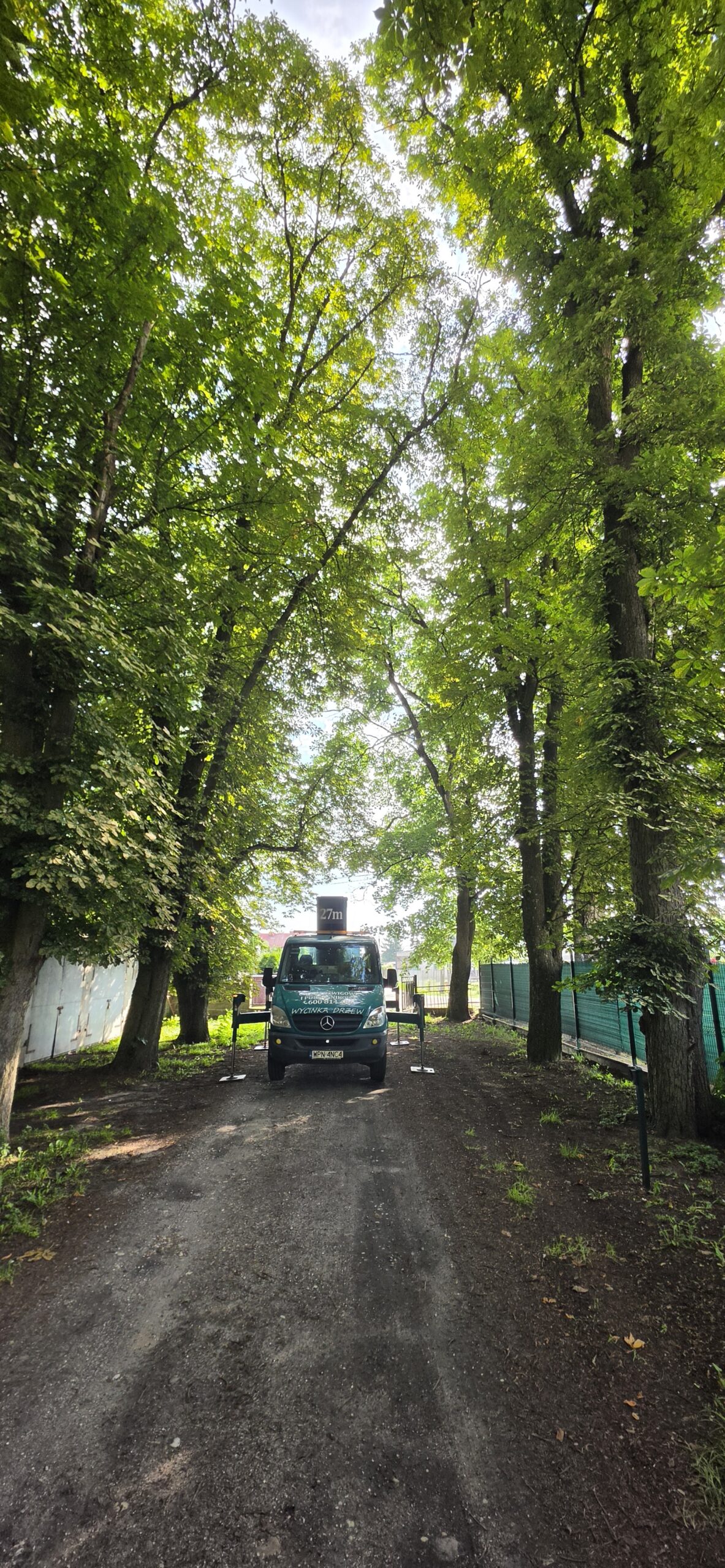 Realizacja podnośnika koszowego w Płońsku i okolicach